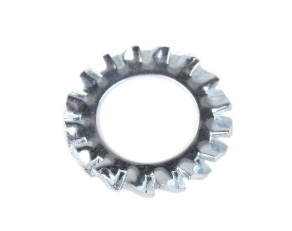 Tandveerring M10 buitenvertanding DIN 6798 verzinkt